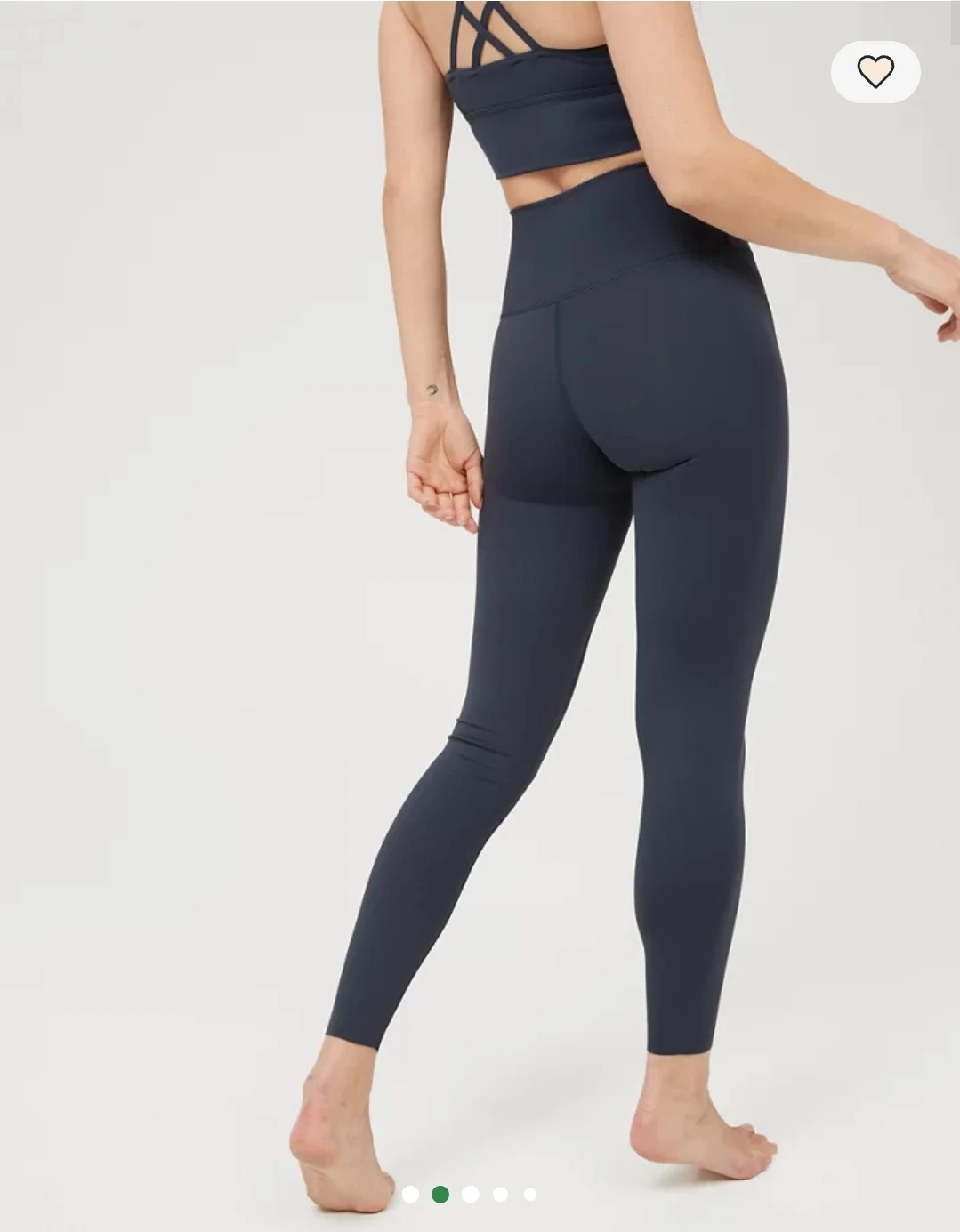 Offline by Aerie hi rise navy blue leggings, size M