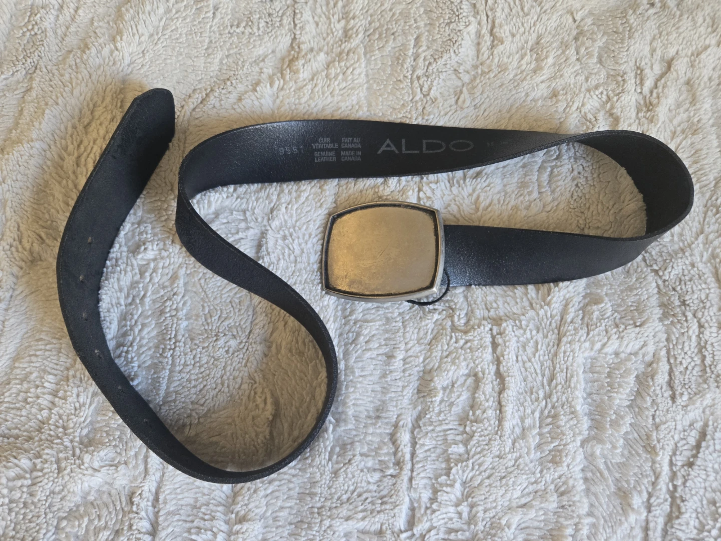 ALDO Leather Belt & Buckle - photo 2