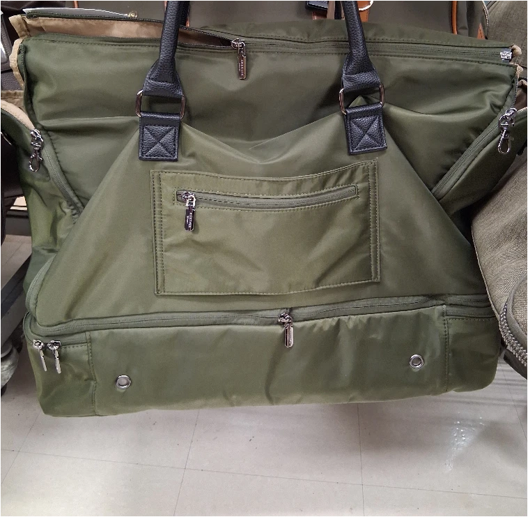 Olive Green Travel Duffle Bag