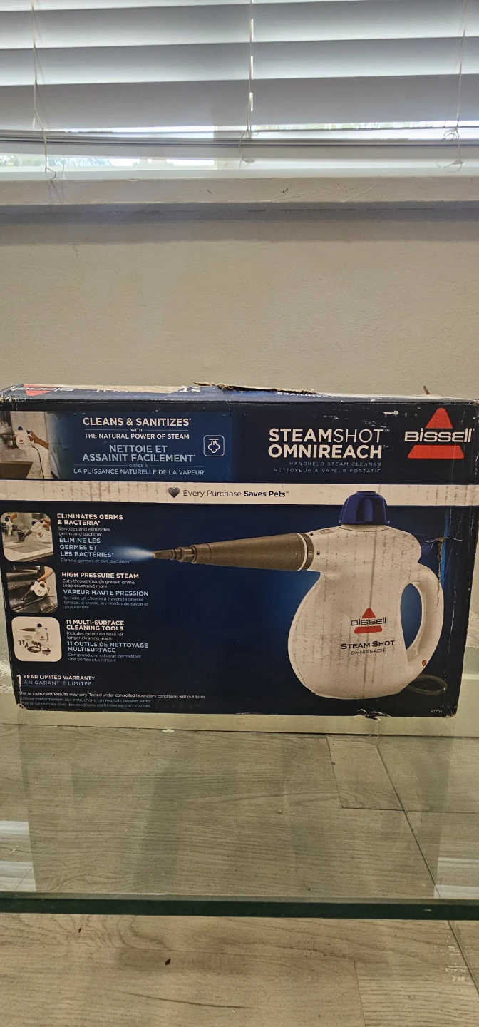 Bissell SteamShot OmniReach Handheld Steam Cleaner - photo 3