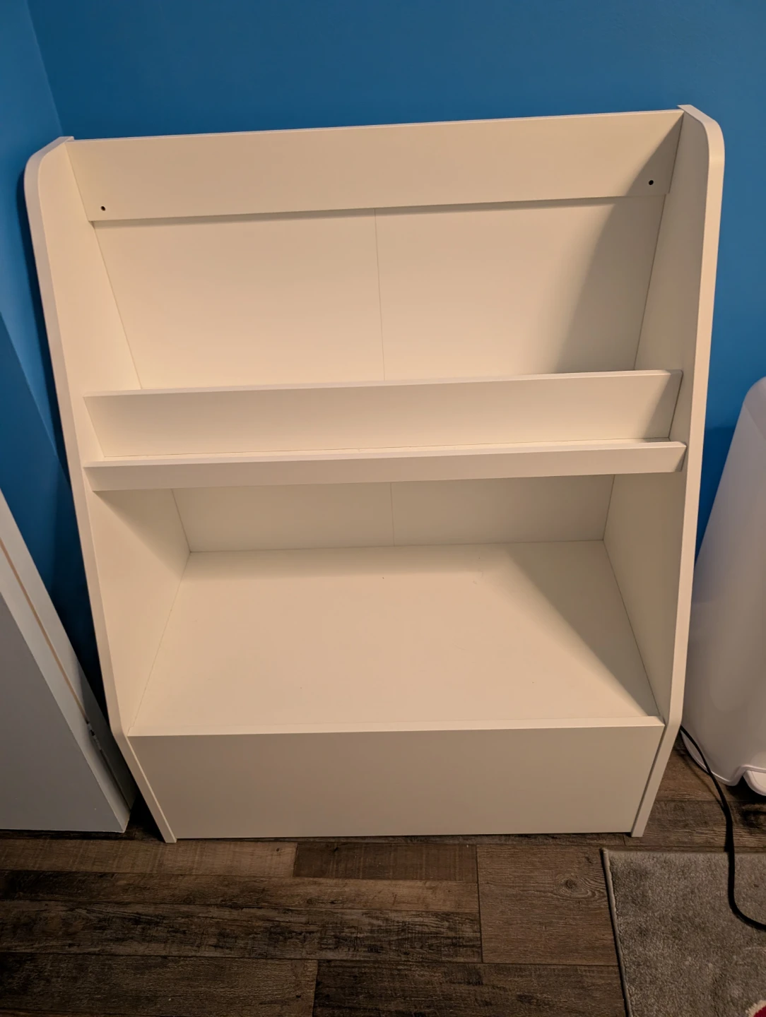 Ikea Bergig White Children's Bookcase with Toy Storage - photo 2