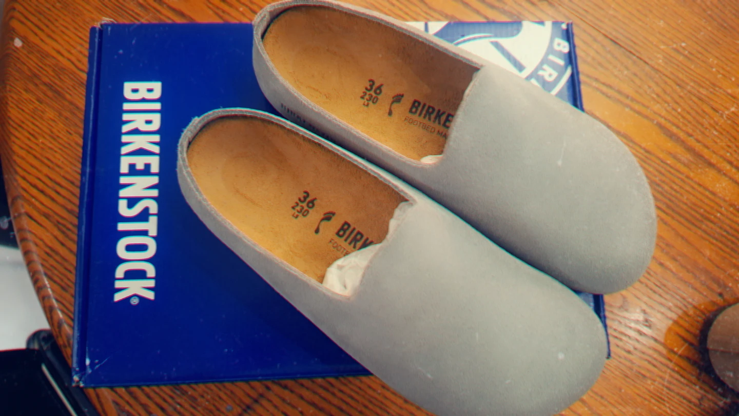 Birkenstock Amsterdam Wrapped Pure Sage