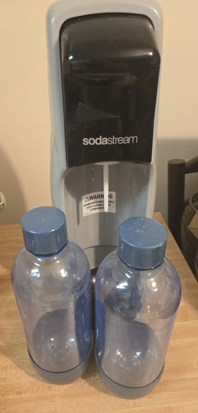 SodaStream Sparkling Water Maker with Two Bottles