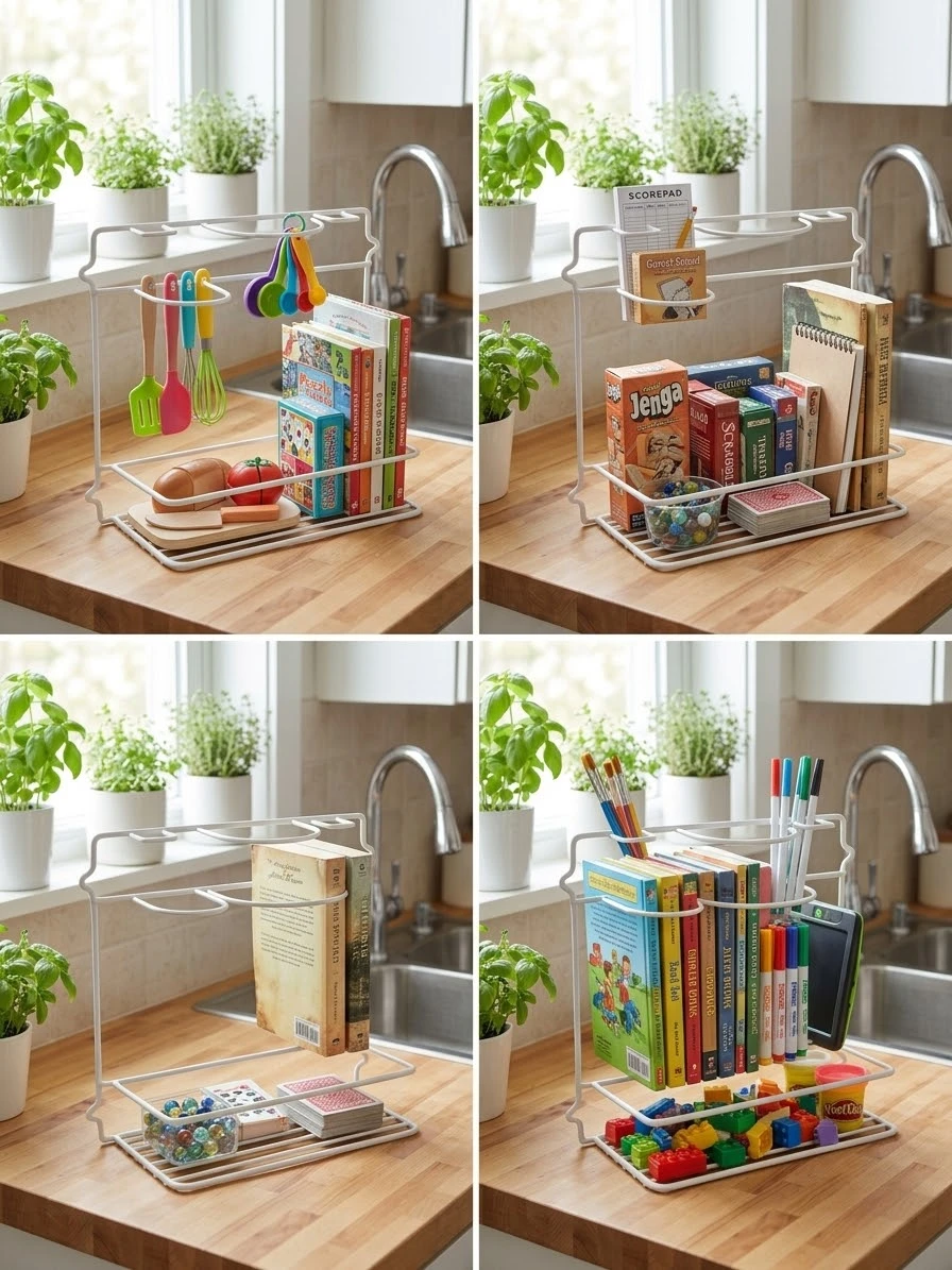 Wire Storage Rack Multi Purpose Organizer - photo 5