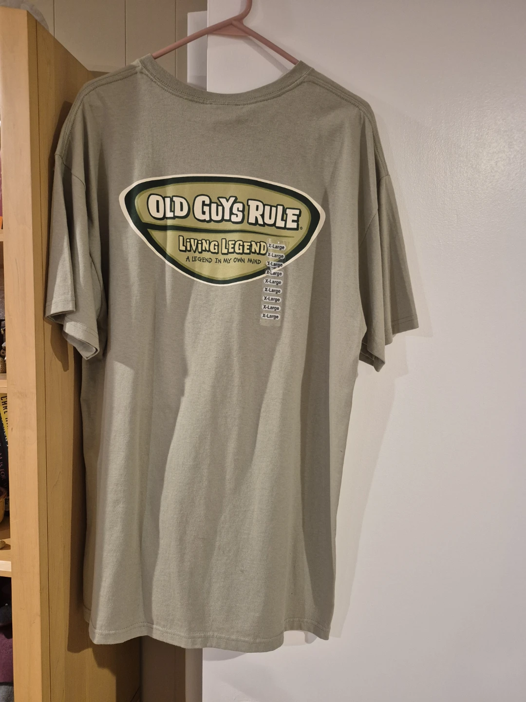 Olive Old Guys Rule XL T-Shirt (Skokie)