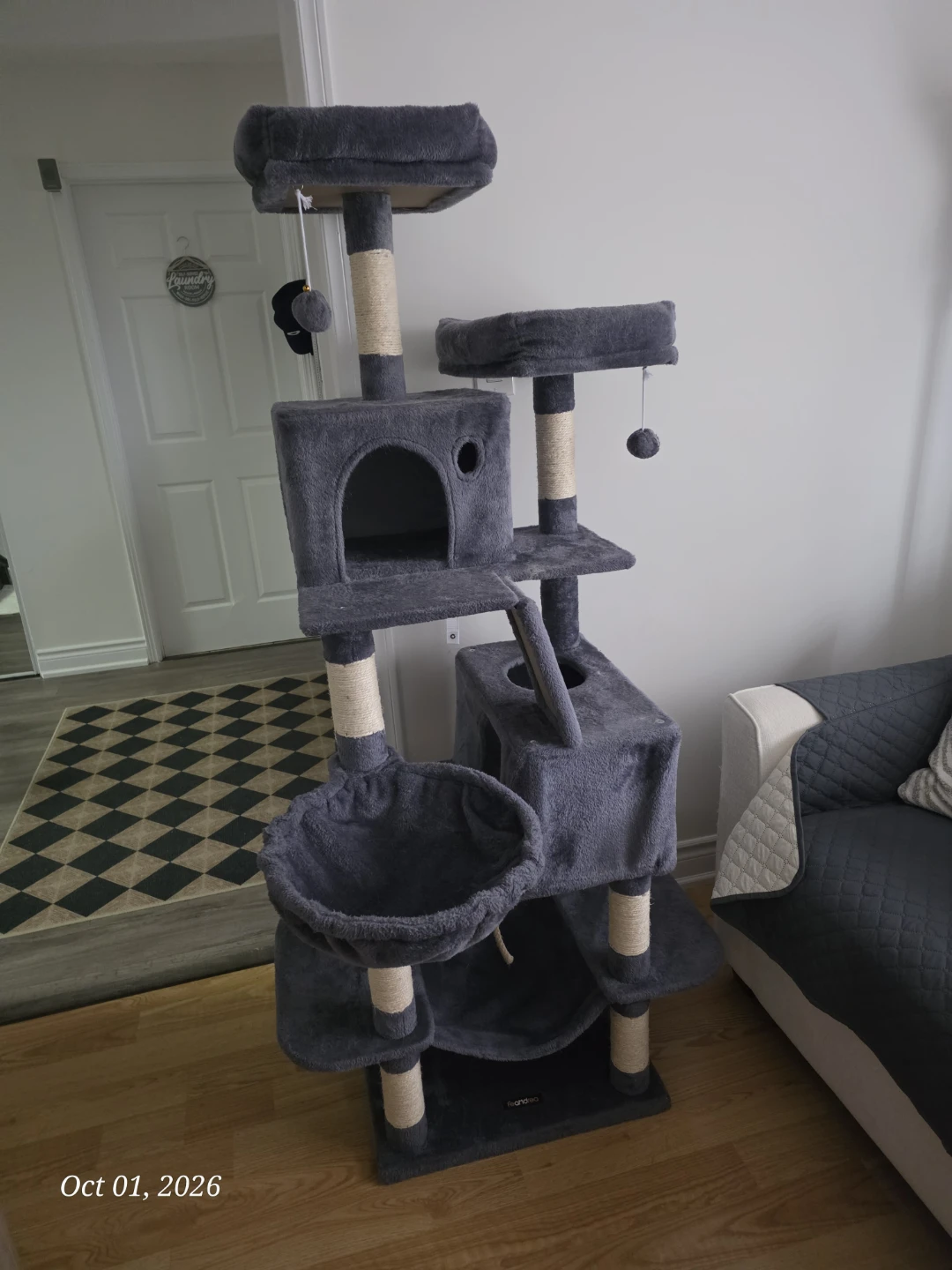 Feandrea Multi-Level Grey Cat Tree - photo 2