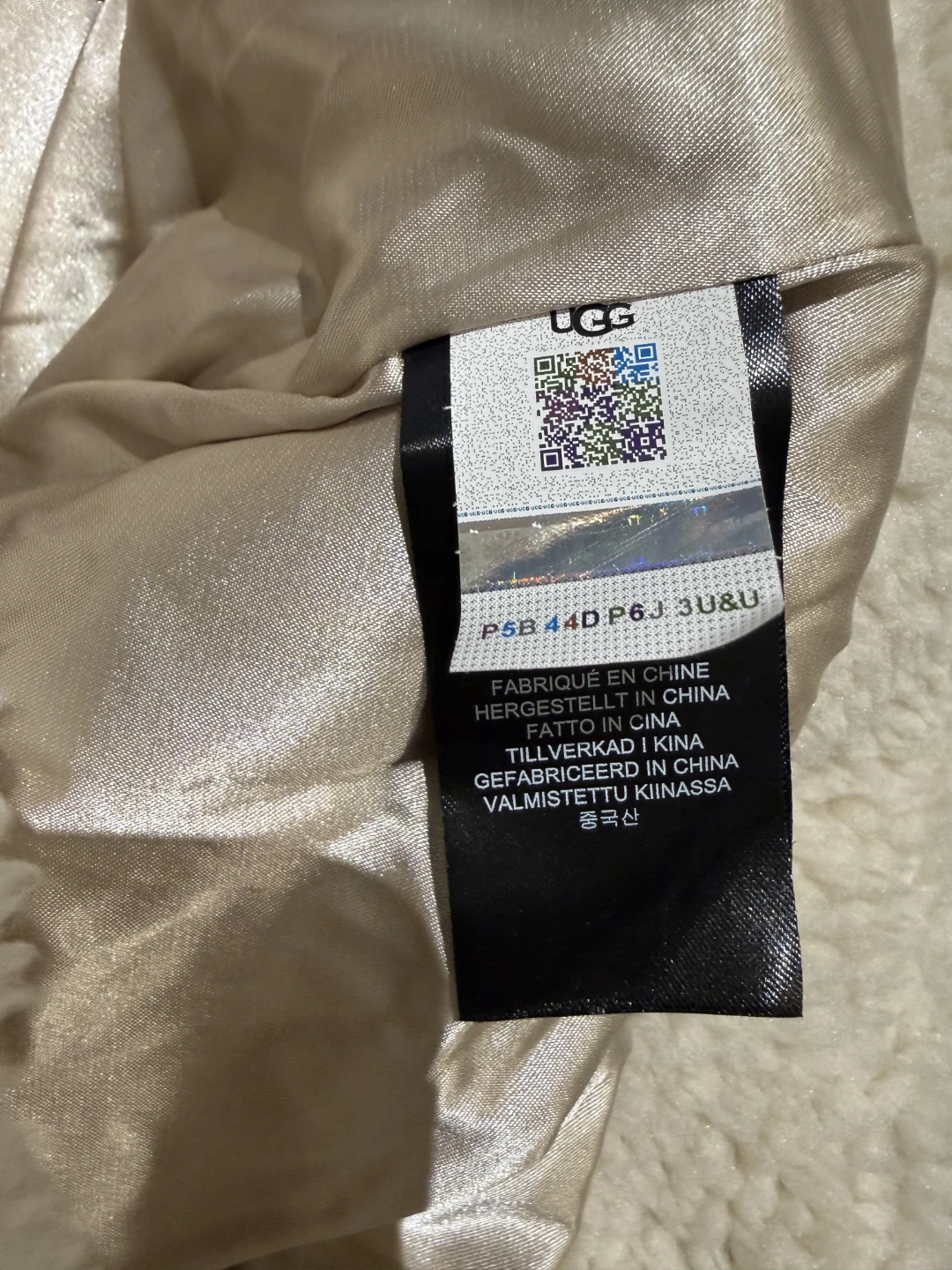 UGG White Sherpa Jacket - photo 3
