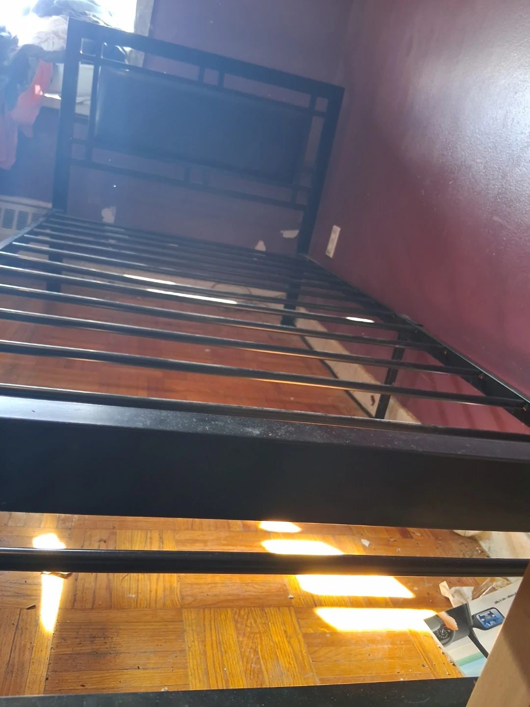 Black Twin Metal Bed Frame - photo 4