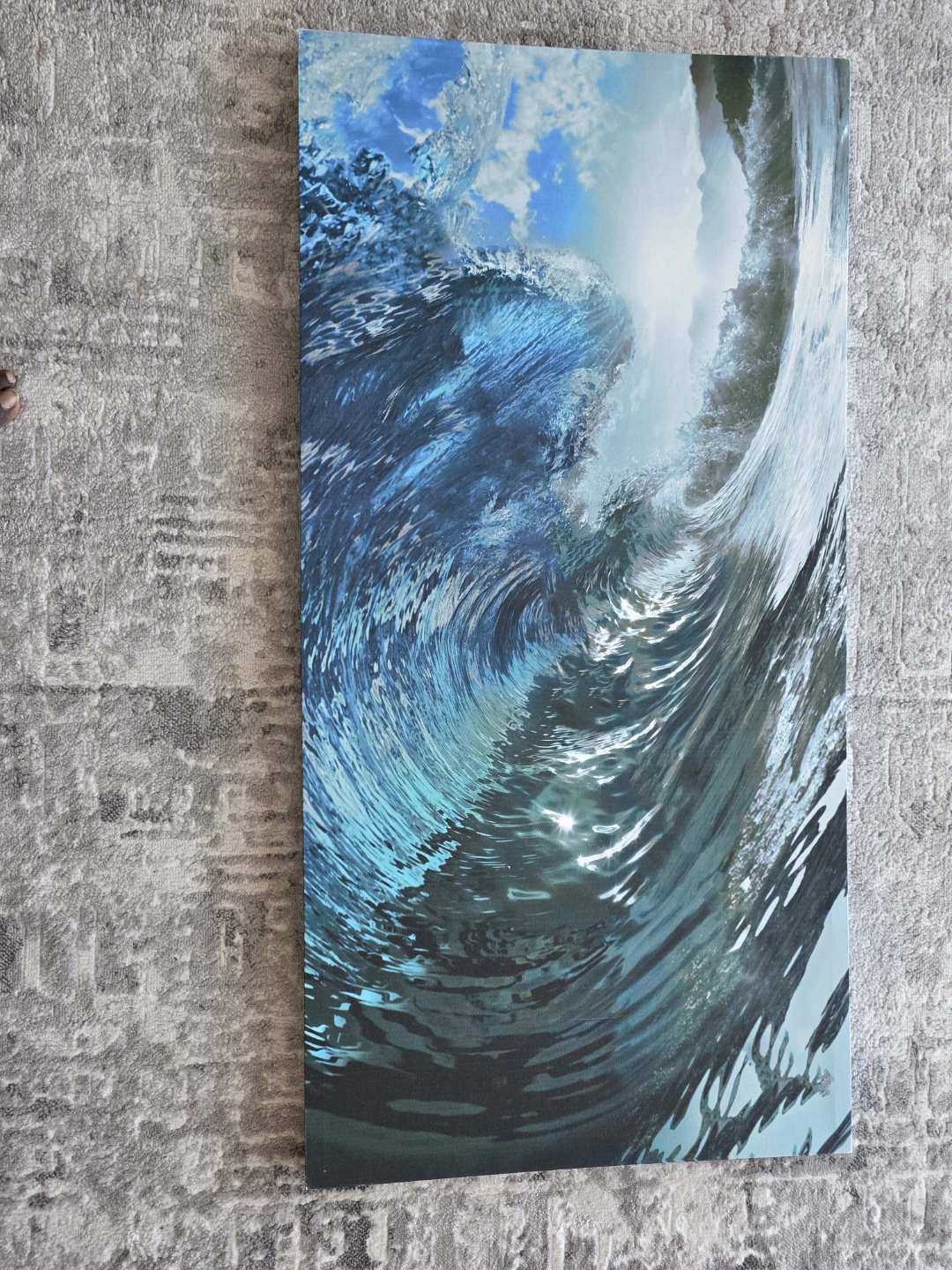 Large Ocean Wave Canvas Wall Art
