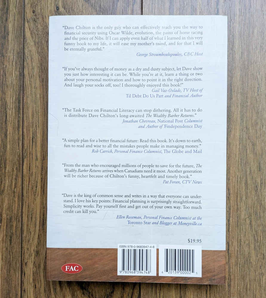 "The Wealthy Barber Returns" by David Chilton - EXCELLENT COND. - photo 2