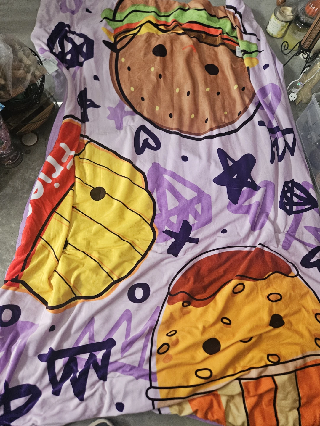 Squishmallows Food Pattern Fleece Throw - photo 2
