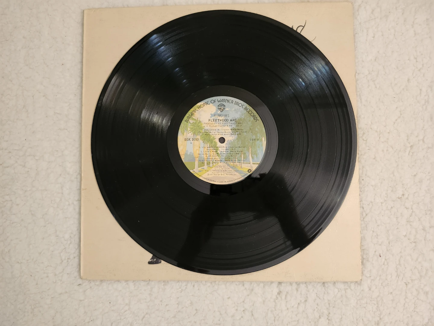 Fleetwood Mac Rumours Vinyl Record - photo 2