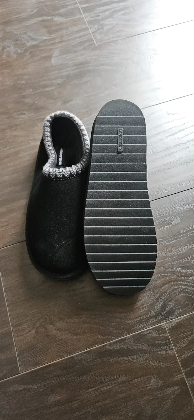Lands' End Faux Fur Lined Slippers - photo 2