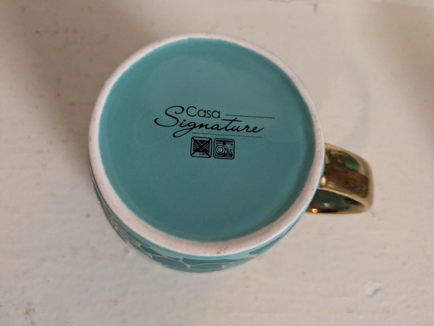 Casa Signature Teal Floral Mug - photo 3