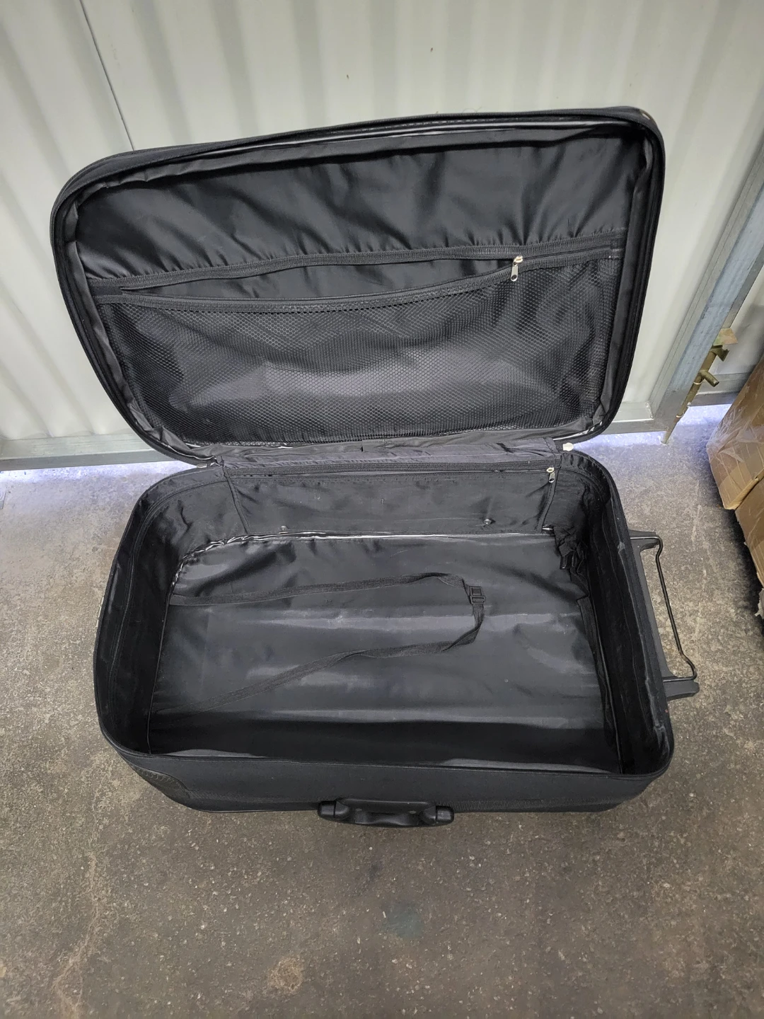 Black Check-in Rolling Suitcase - photo 4