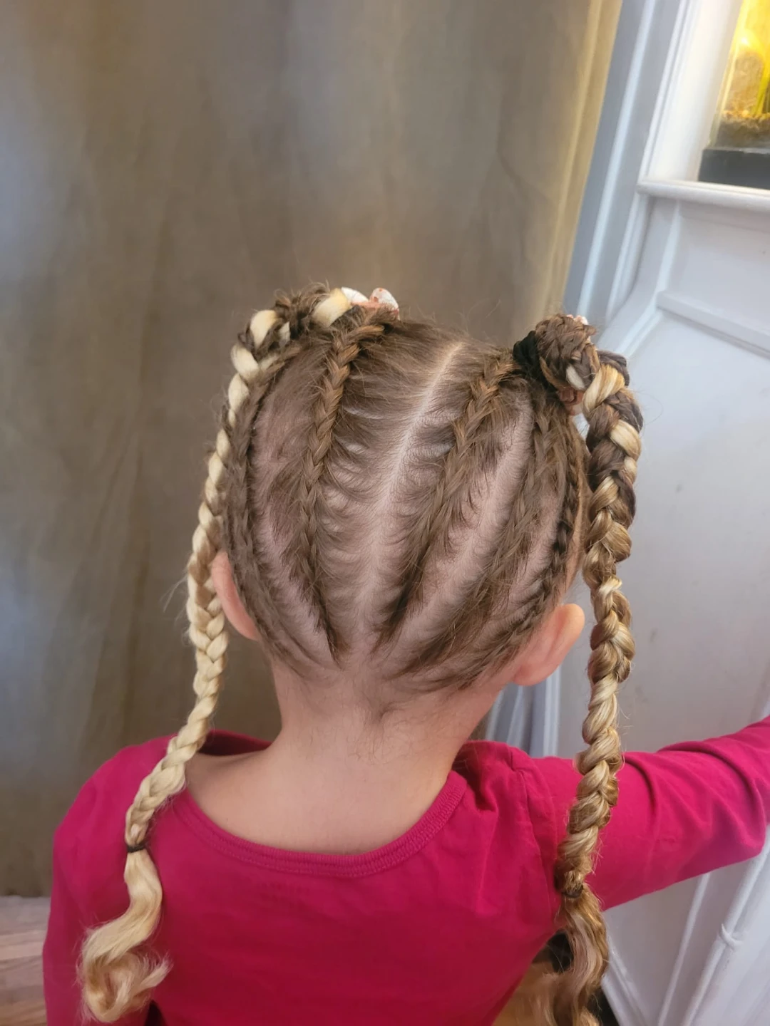 Little girl braided hair style - photo 3