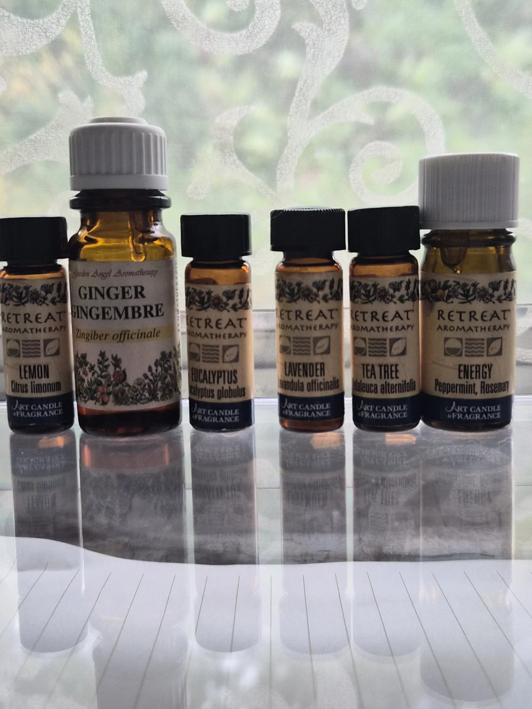 Aromatherapy Oil Collection with Wooden Carrier - photo 5