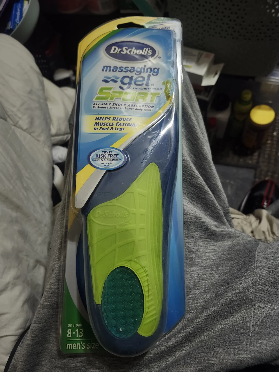 Dr. Scholl's Massaging Gel Sport Insoles Men's 8-13