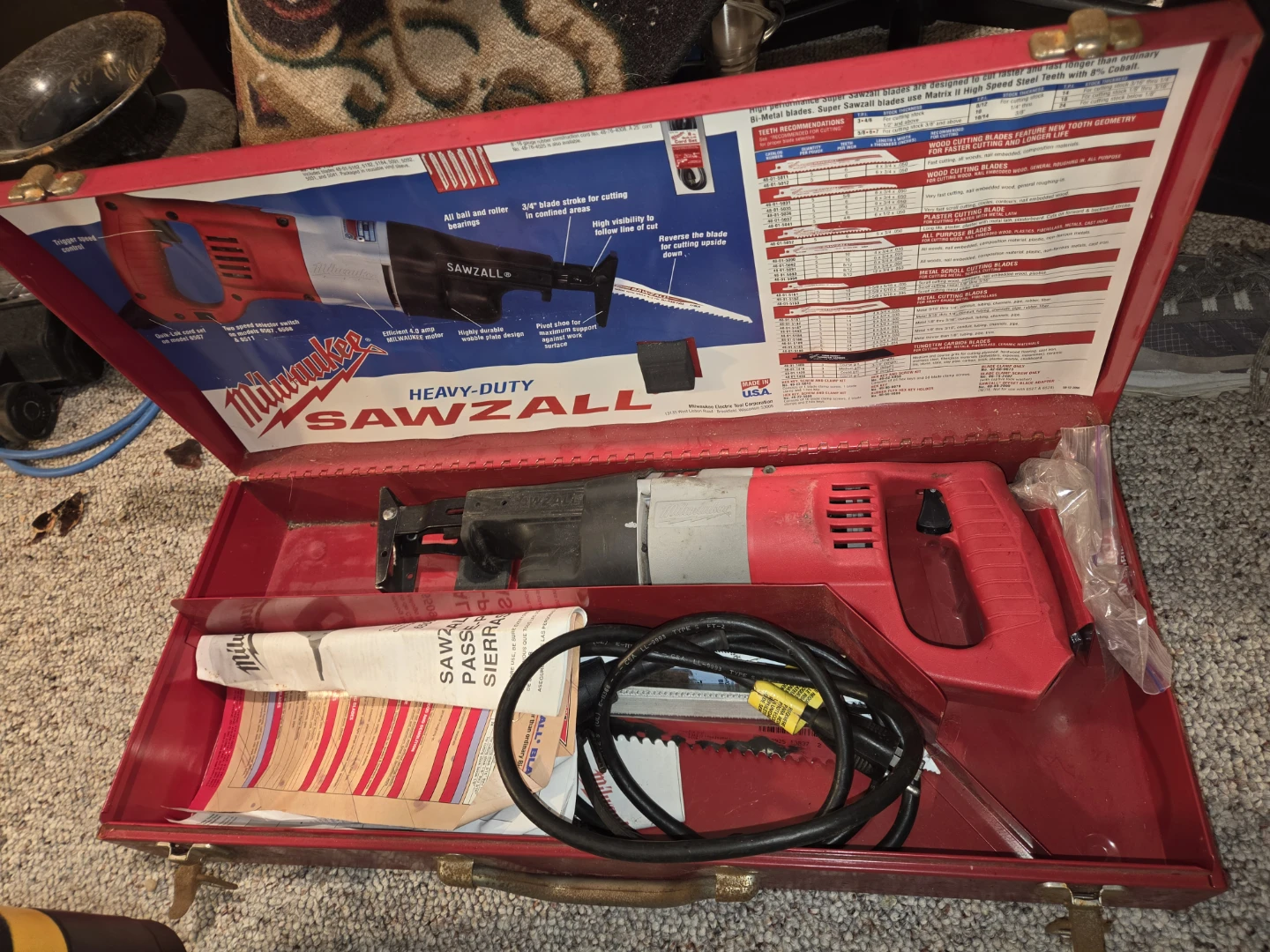 Milwaukee Heavy Duty Sawzall Corded