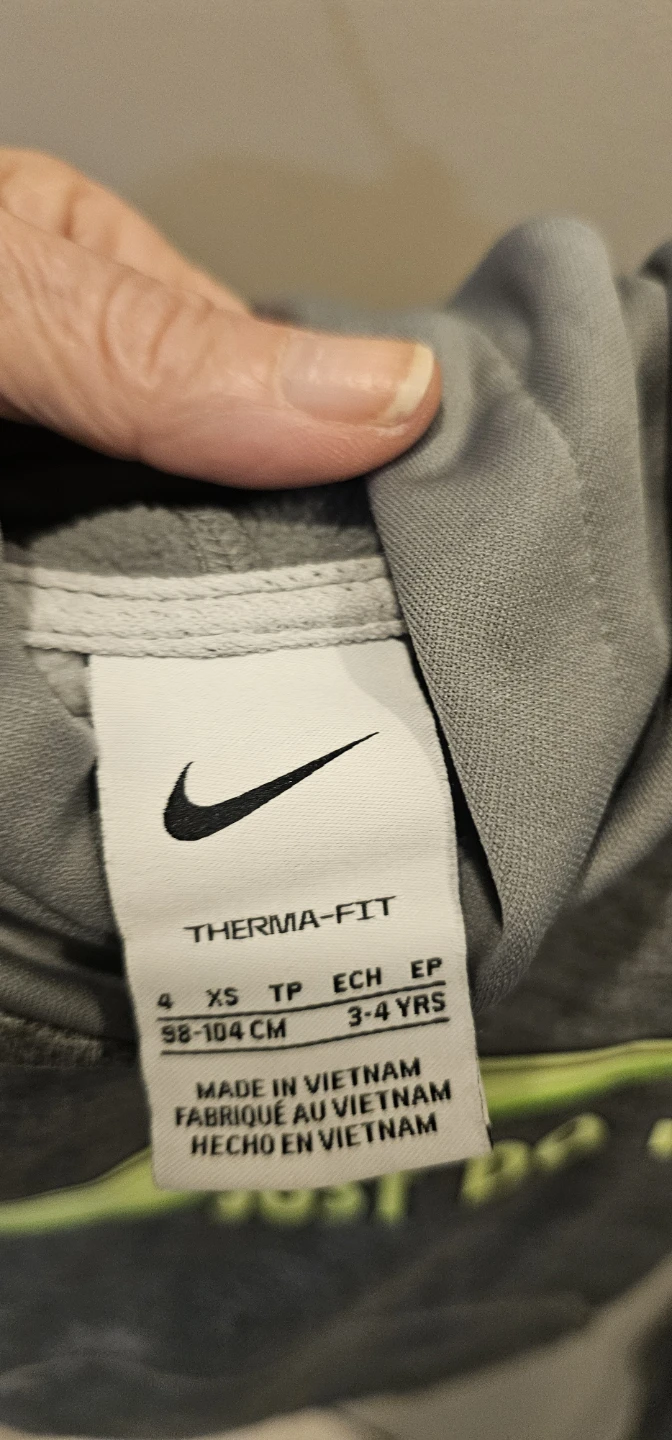 Nike Therma-Fit Hoodie Grey 3-4 Years - photo 4