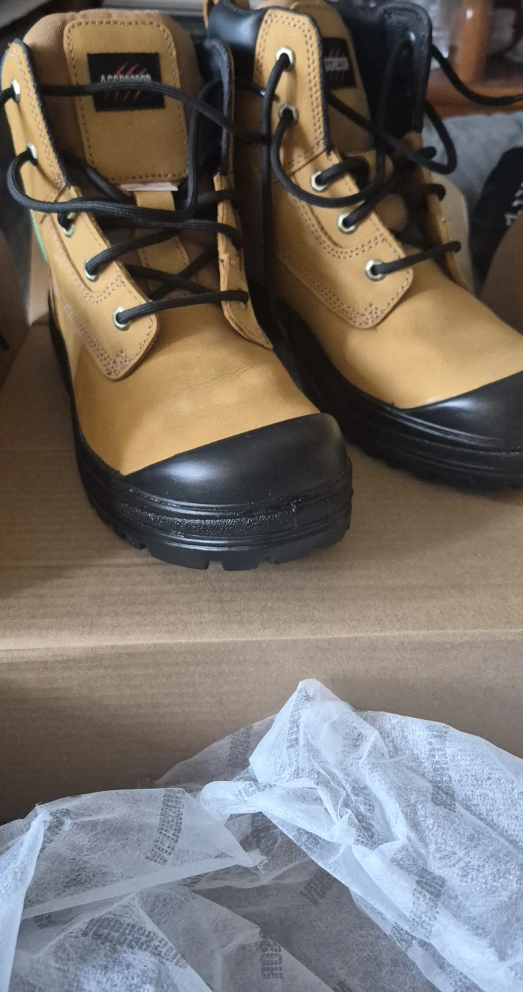 Aggressor Men's Work Boots - Tan Size 7.5 - photo 3