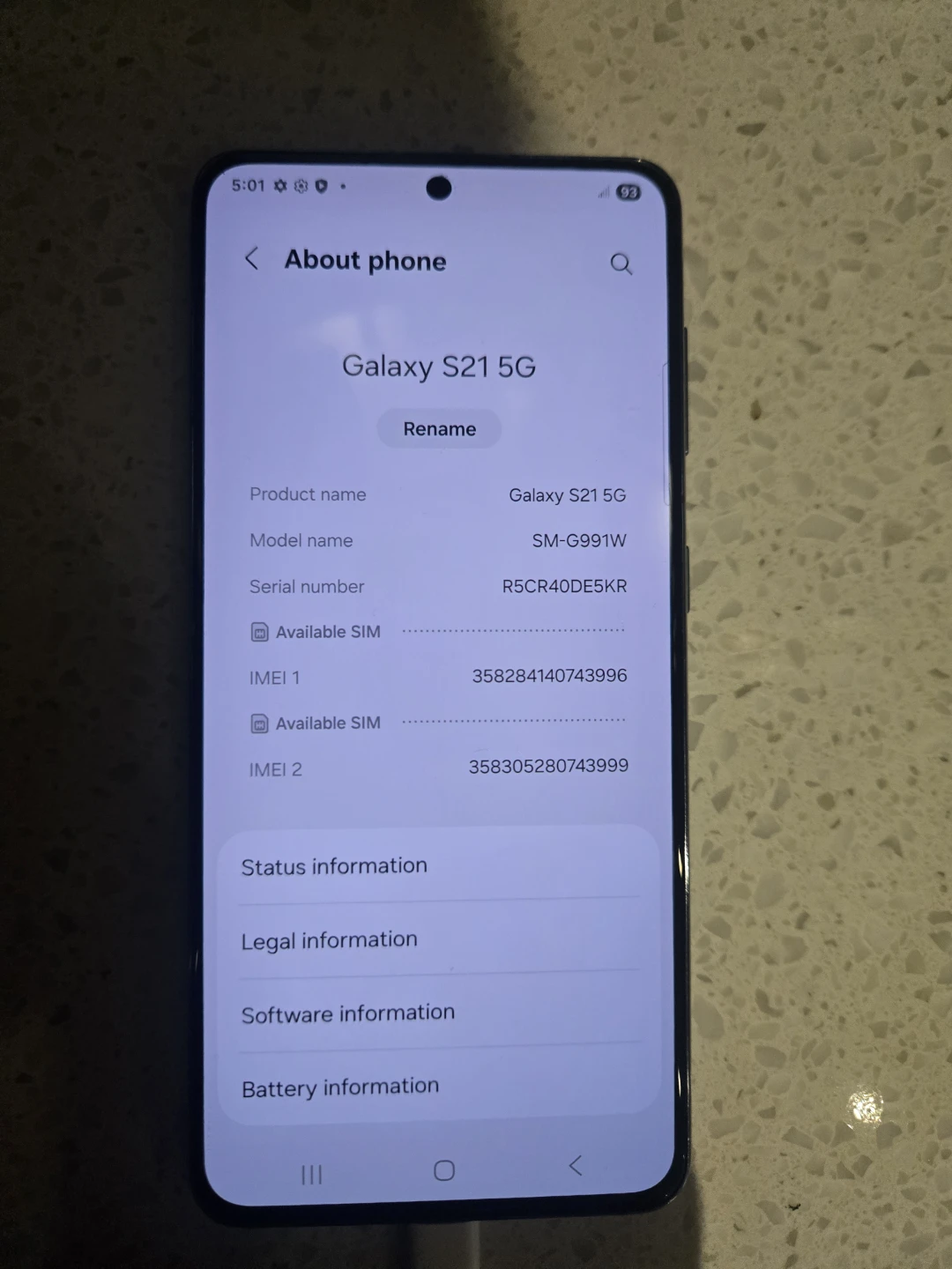 Samsung Galaxy S21 5G - used - photo 2