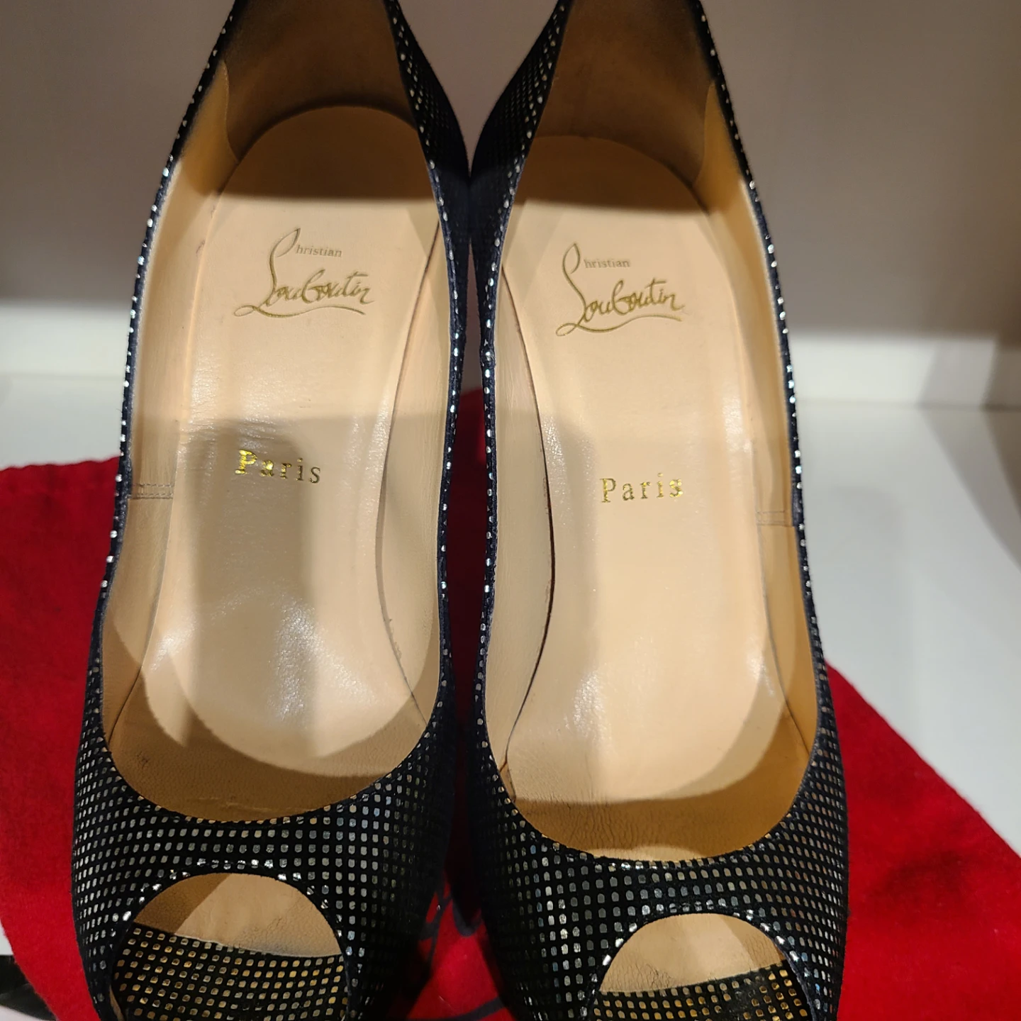 Christian Louboutin Peep Toe Heels - photo 3