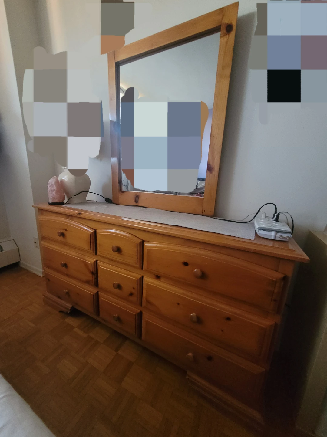 Dresser with mirror ( maple wood) - photo 2