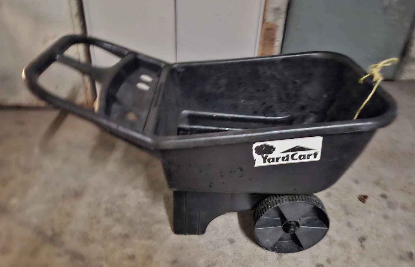 Yard Cart black garden trolley