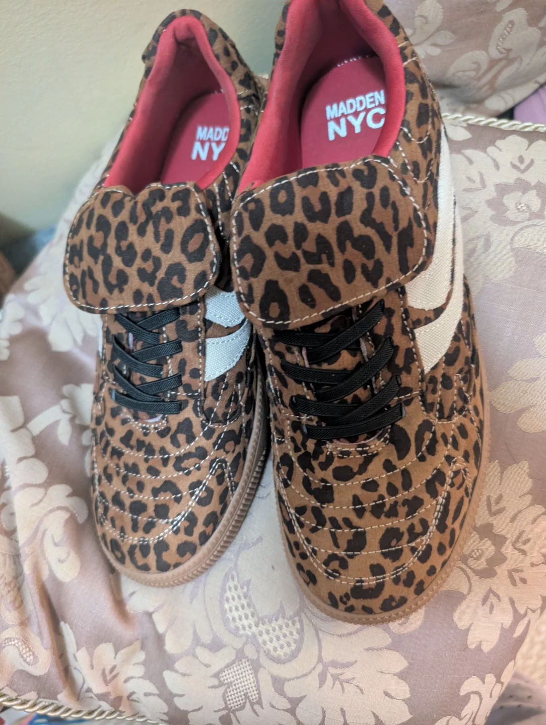 New size 6 kids Madden NYC Leopard Print Sneakers - photo 2