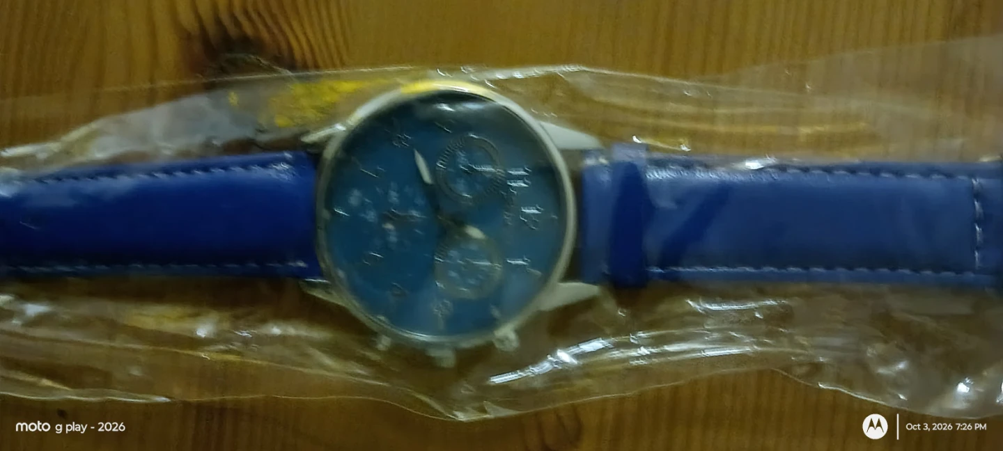 Geneva Blue Wristwatch - photo 4