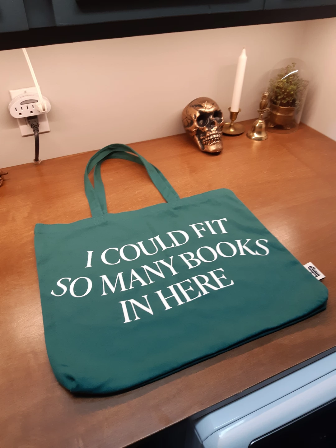 Dark Green Canvas Tote - Indigo