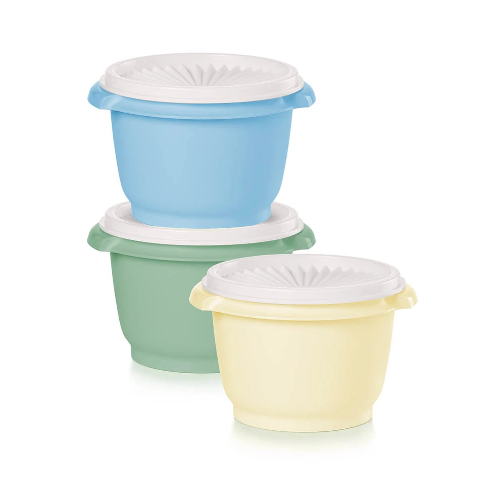 Tupperware® Servalier® Bowls – Dreamy Pastels (Set of 3) 🥣
