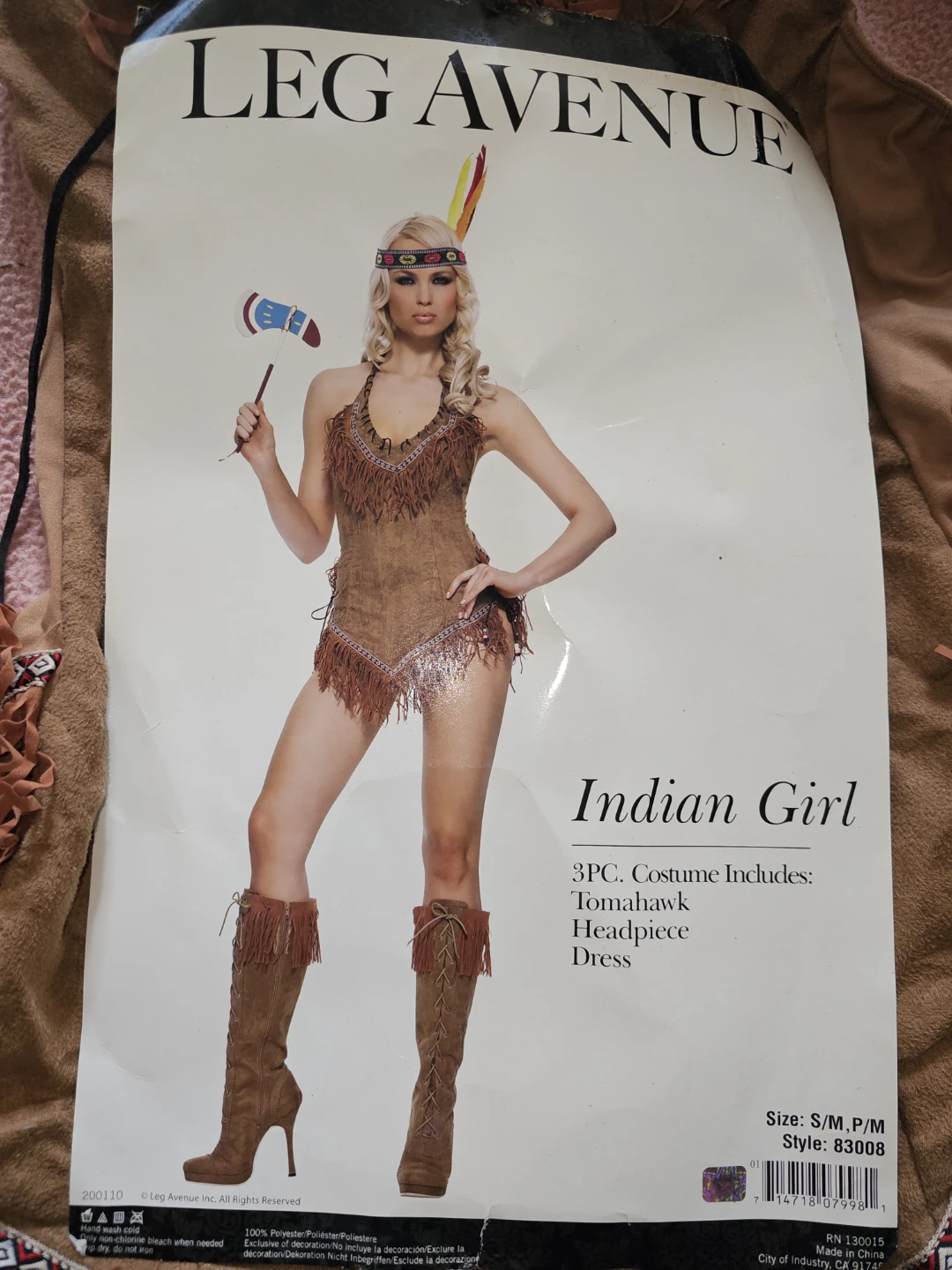Leg Avenue Indian Girl 3pc Costume