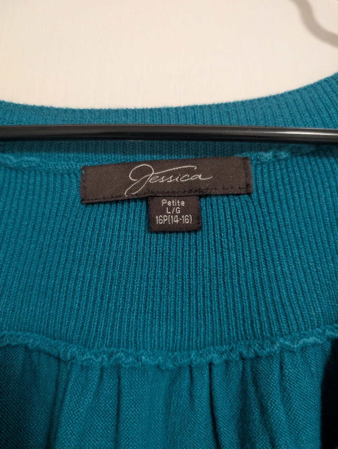 Jessica Teal Sequined Pocket Cardigan. Price is firm. - photo 3