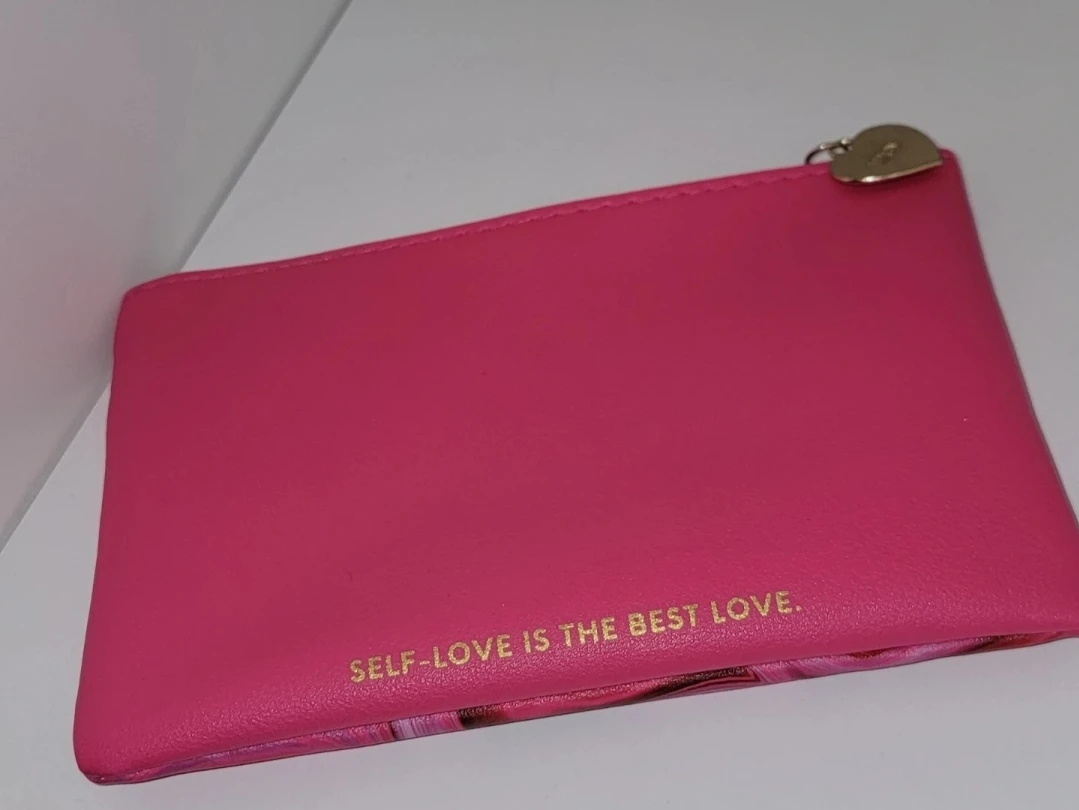 Ipsy pink marbled makeup bag - photo 2
