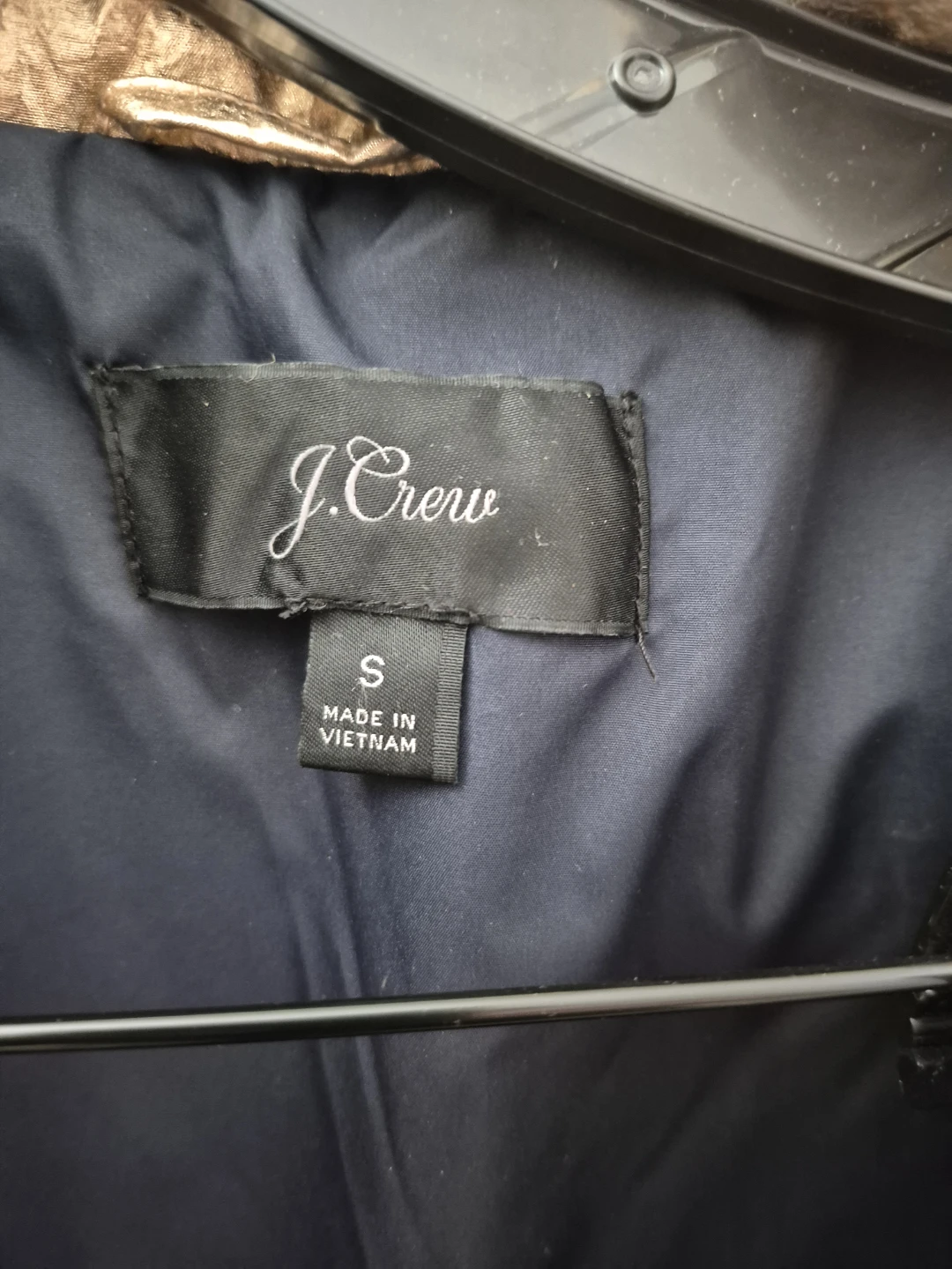 J.Crew metallic gold puffer jacket - photo 4