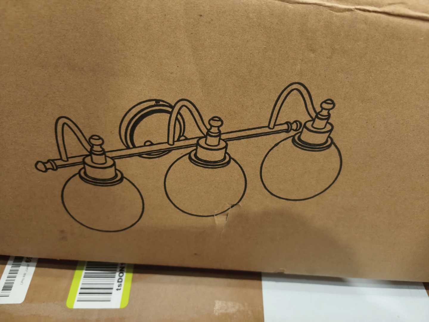 Three-Light Bathroom Vanity Wall Fixture - photo 2