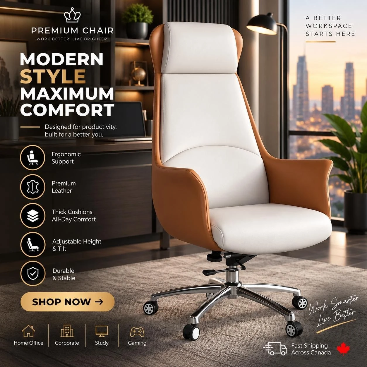 Premium Chair Modern Office Chair - photo 4
