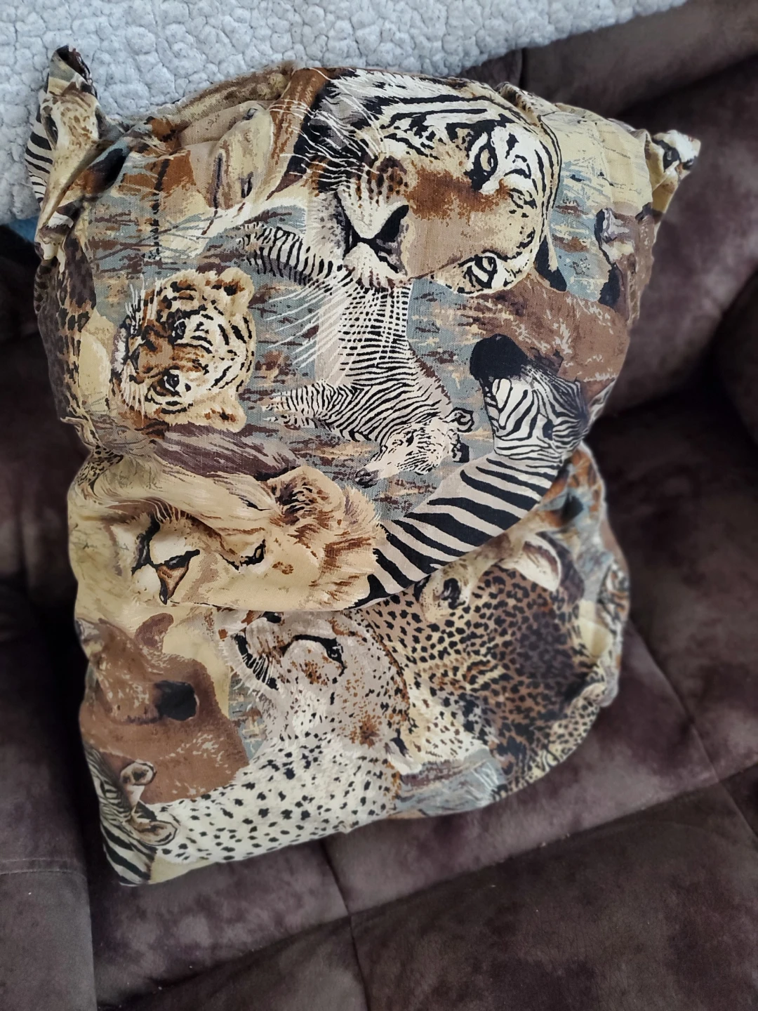 Wildlife Print Decorative Cushion