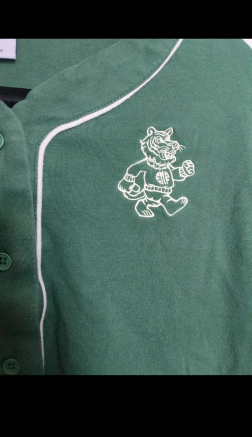Empyre Green Crop Baseball Shirt - photo 4