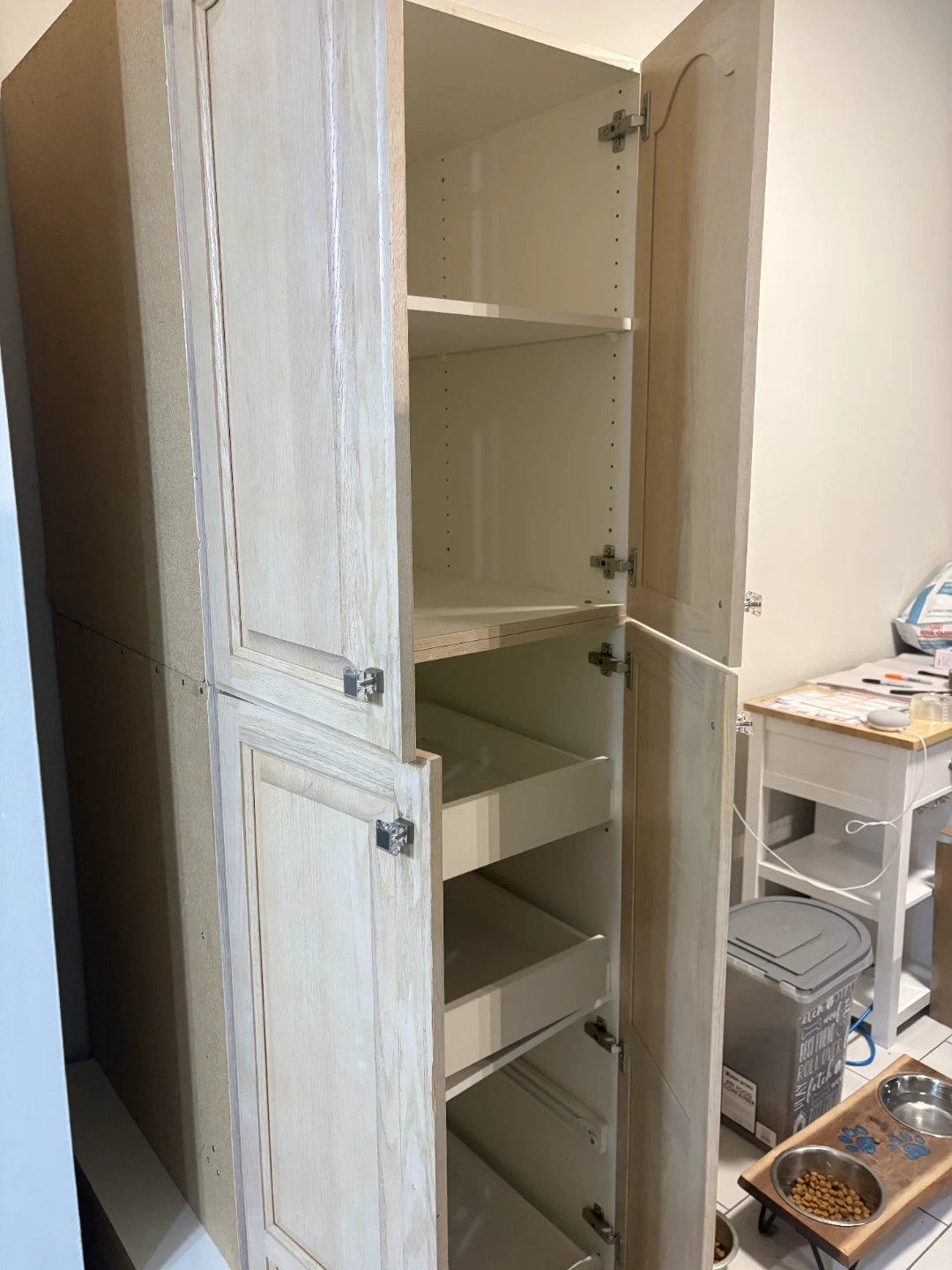 Tall Wooden Pantry Cabinet