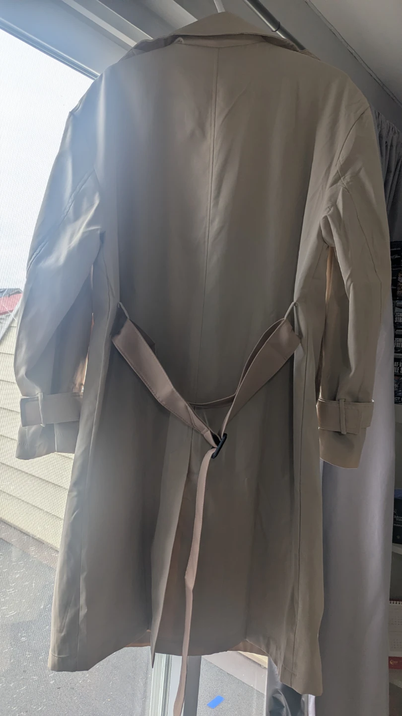 Beige Trench Coat (Excellent Condition) - Size M/L - photo 2