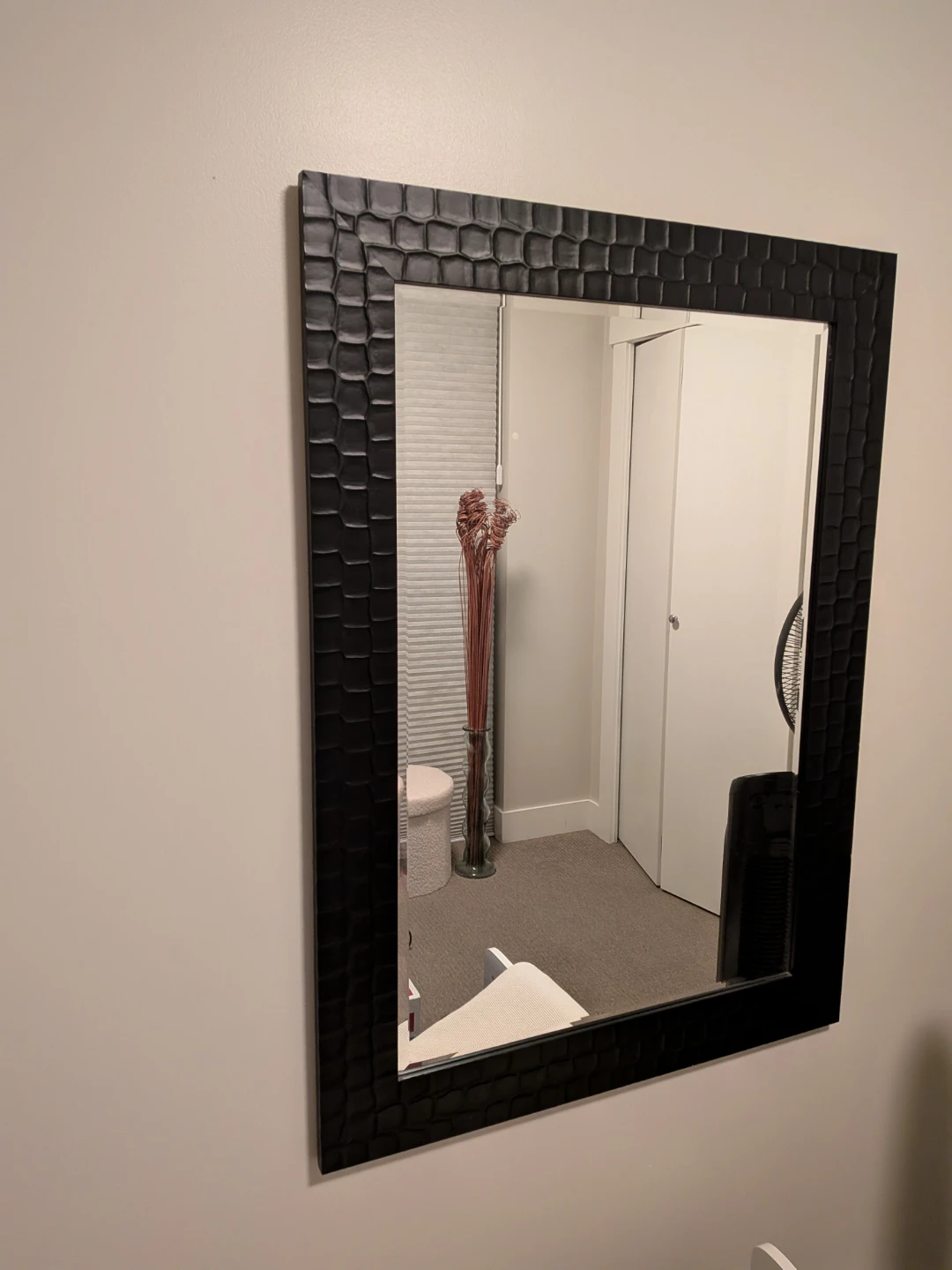 Black Framed Wall Mirror
