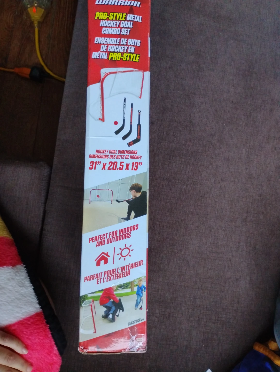 Never used Warrior Pro-Style Metal Hockey Net Combo Set - photo 2