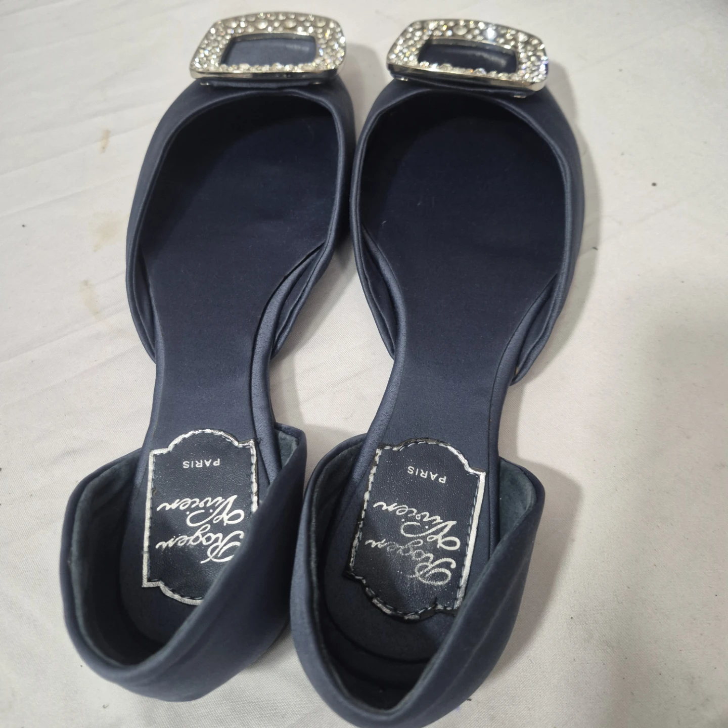 Roger Vivier Crystal Buckle Flats - photo 2