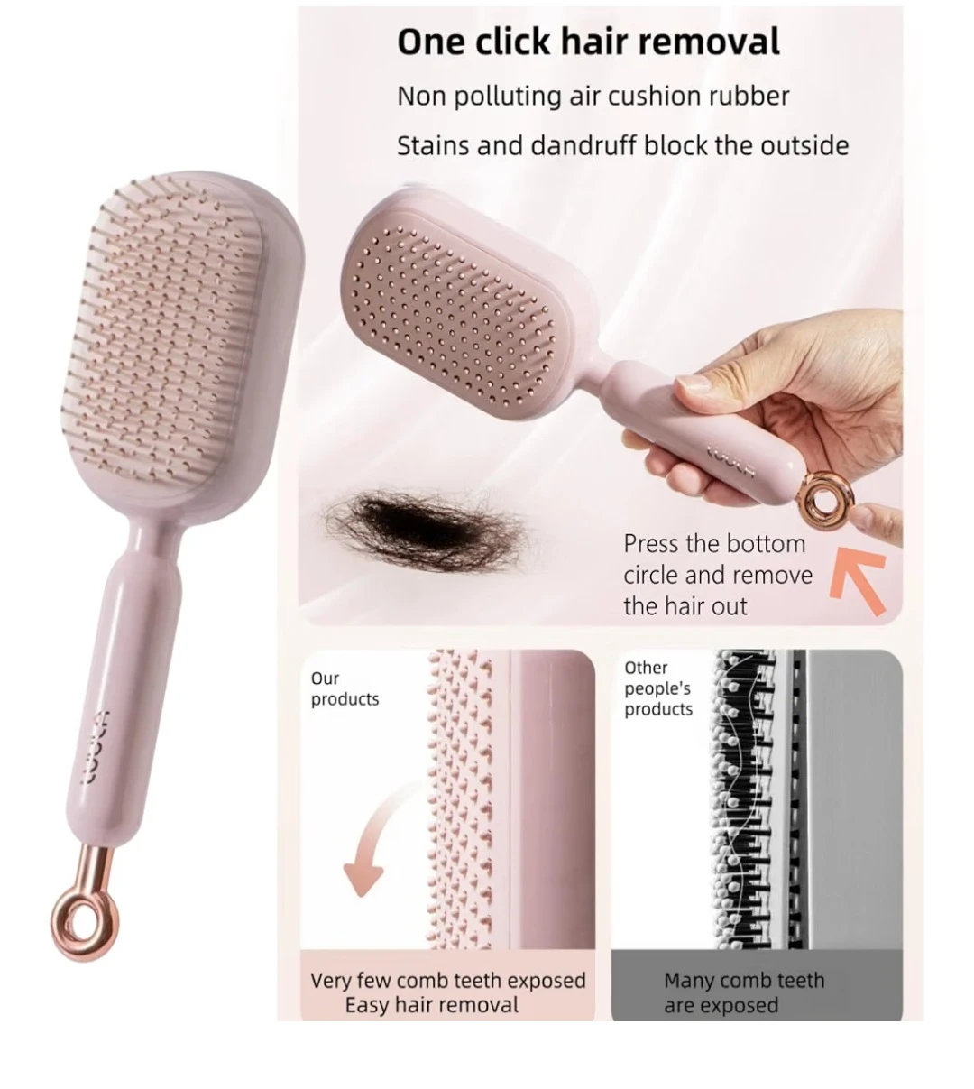 Retractable Air Cushion Massage Comb – $15 - photo 2
