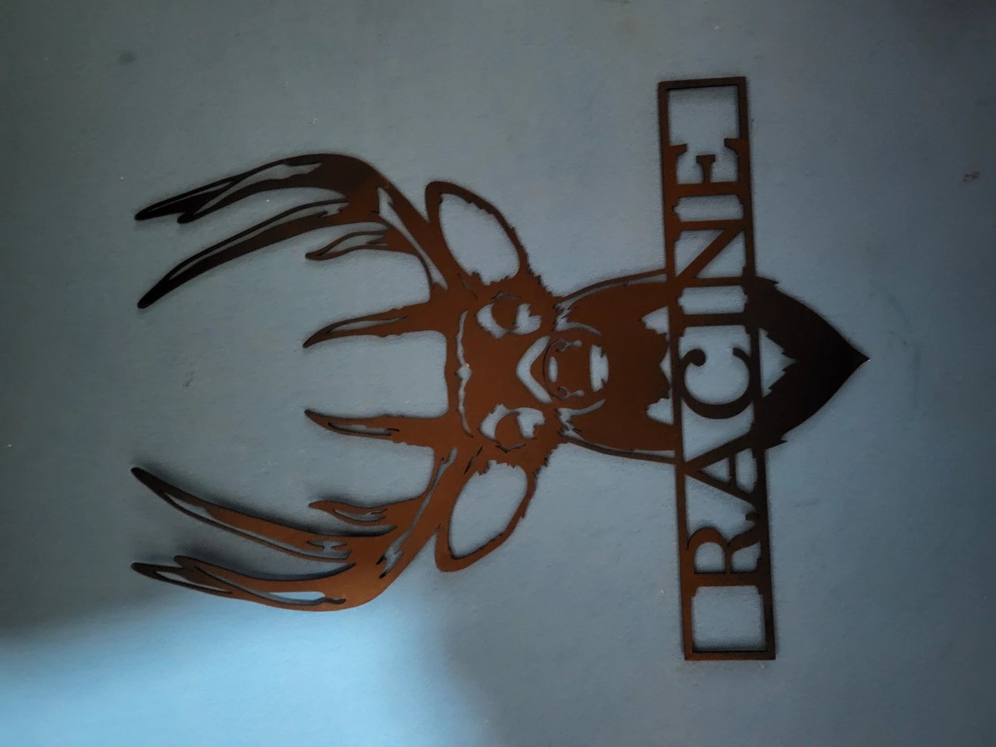 Metal Deer Wall Art Sign