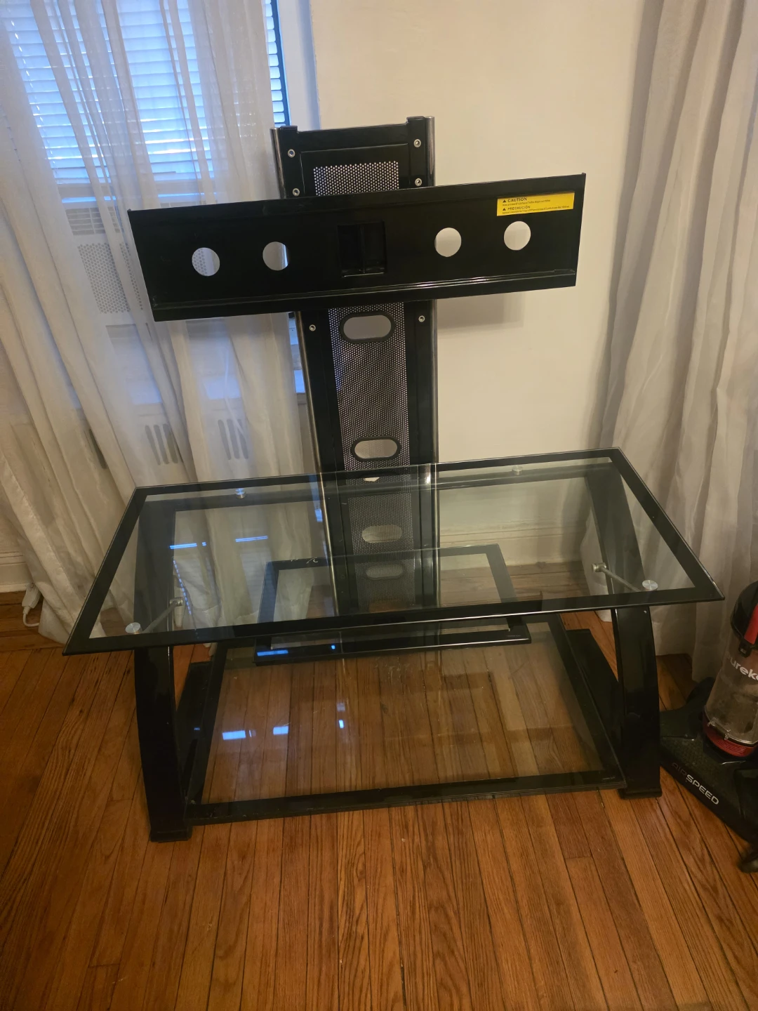 Glass TV Stand with Mount