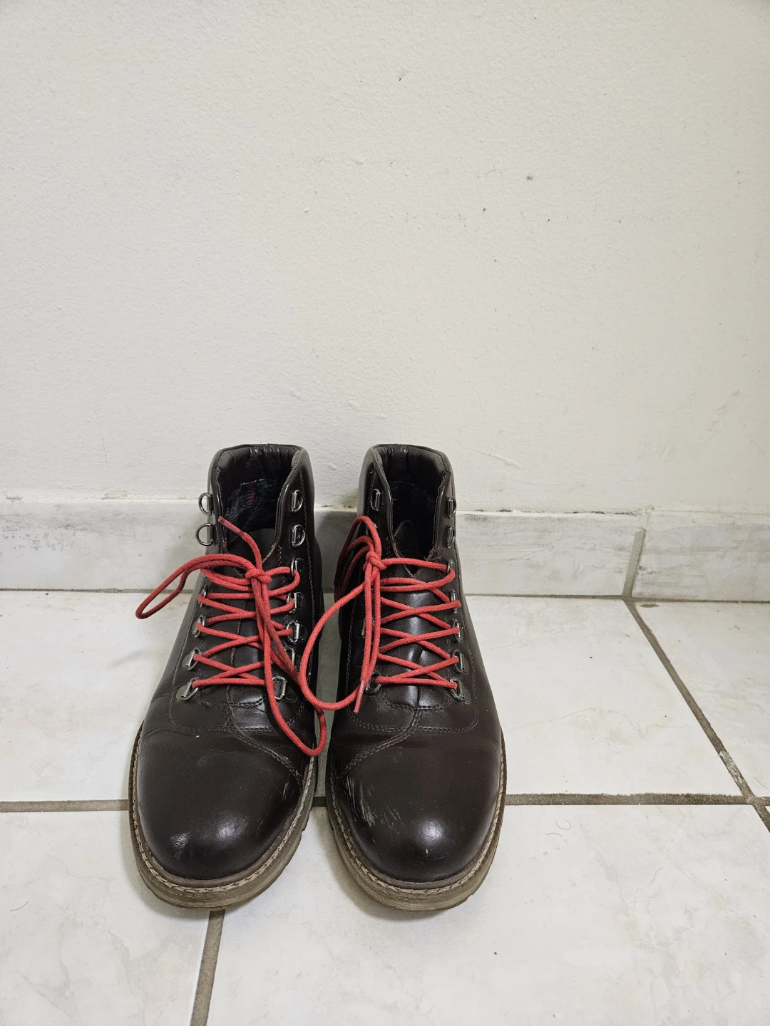 Brown Leather Lace-up Boots - photo 2